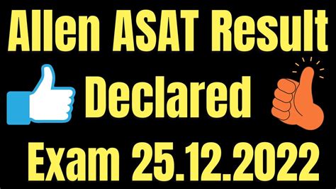 allen asat result 2023-24|allen result 2022.